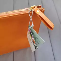 Sky + Miller Multi-Purpose Pouch - Orange With Gold Bee 5.5cm x W: 22cm