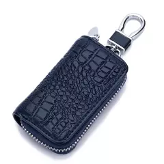 Mini Key Holder for Car Keys Wallet Pouch Bag Premium Leather Keychain Housekeep