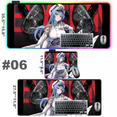 NIKKE Goddess of Victory-Helm RGB Oversized Anime Waifu Mousepad Mouse Desk Mat