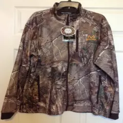 Realtree Xtra, Men's Techshell Jacket w/ Scent Inhib & Water Repel, Size XXL