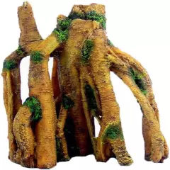 Aquarium Resin Tree Trunk Ornament - Fish Tank Wood House Decor, Betta Fish or O