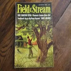 Field and Stream Magazine September 1963 Vintage Issue- Free Shipping!