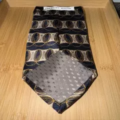 Albert Nipon Abstract Geometric Silk Tie - 56L 4.0W