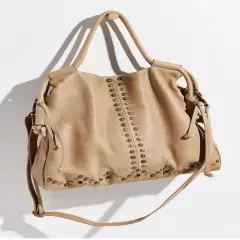 Free People We The Free Studded Savoy Tote Bag New Leather 198$