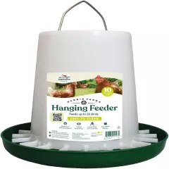 Harris Farms 1000290 Free Range Plastic Hanging Poultry Feeder, 10 Pound, 10 Lb,