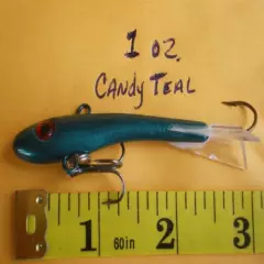 15 PCS MINNOW JIGGING/CASTING LURE BAIT/ICE FISHING 1 OZ. CANDY COLOR CHOOSE ANY