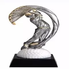 MALE GOLF RESIN TROPHY AWARD 10" TALL FREE LETTERING AVAILABLE 3 SIZES! M-MX903