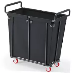 Large Laundry Hamper with Wheels, 360L Rolling Big Laundry Basket for Clothes 