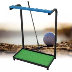 Golf Club Organizer Golf Metal Rack Putter Display 9 Clubs Stand Holder Tool