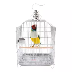 Bird Cage Easy to Carry Safety Lock for Budgies Cockatiels Cockatoos Parakeets