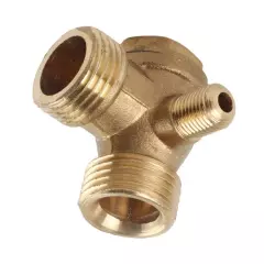 Reliable Copper Check Valve for Air Compressor Easy Installation 20x20x10mm