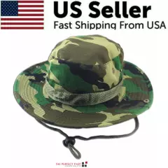 Wide Brim Sun Hat UV Protection Bucket Cap For Hiking Camping Fishing Safari Men