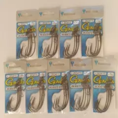 (45) Gamakatsu EWG Monster Worm 5/0 Lot of 9 Packs of 5 Fishing Hooks 283415