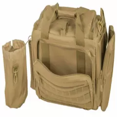 VISM Competition Range Bag Tactical Shooting Range Pistol Bag Hunting COYO TAN