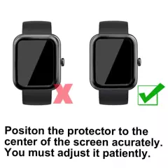 Compatible with Faweio IDW26 1.83”, 3D Smart Watch Screen Protectors 3 Piece, 