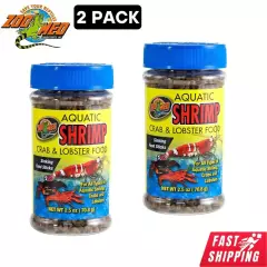 Zoo Med Aquatic Shrimp Crab & Lobster Food- 2.5 oz (2 pack)