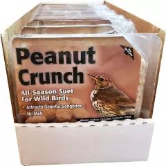 Heath Outdoor Products DD-18 Peanut Crunch Suet Cake, 12-Pack