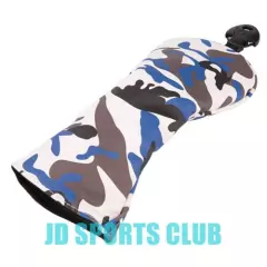 Blue Camouflage Golf Head Cover For Driver Fairway Wood Hybrid Club 135 UT Cover