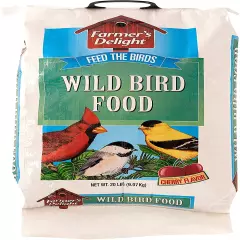 53003 Farmer'S Delight Wild Bird Food with Cherry Flavor, 20-Pound Bag