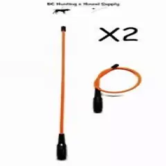 2 - Garmin Astro 320 / 430 Flexible Long Range Orange Antenna 14" (Long Range)