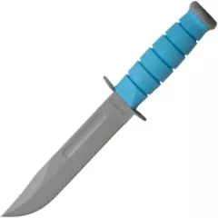 KaBar USSF SpaceBar Fixed Blade Knife Blue Kraton Handle 1095 Plain KA1313SF