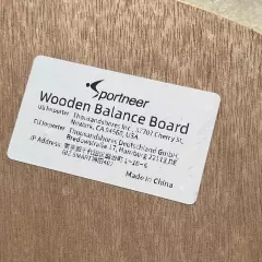 Spotneer Premium Quality Wooden Balance Board