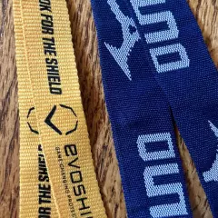 Set of 2 NWOT Lanyards 17" Blue MIZUNO & 19" Yellow EVOSHIELD Baseball NWOT