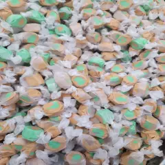 CARAMEL APPLE Salt Water Taffy Candy,1 LB.