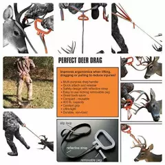  Deer Drag Harness Every Way To Drag A Deer In One Product Fast Easy Hunting G