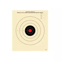 B-3 RC - Red Center - Non-Official NRA Target - 100 Target Pack