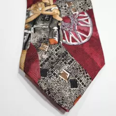 BASKETBALL Theme Pattern Coach Player All Business SILK Necktie Samuel & Sons