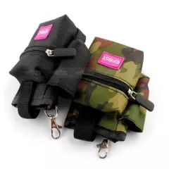 New Nylon Pouch Multi-function Waist Bag ( Black )