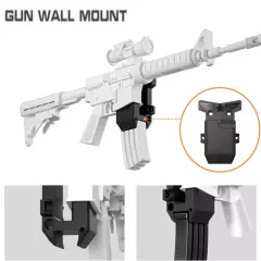 Rifle Gun Rack Wall Mount Floating Display Hanger Safe Storage Shotgun hooks USA