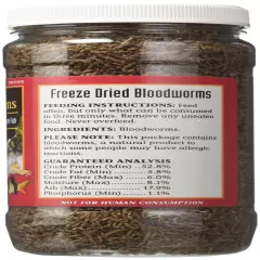 Freeze Dried Bloodworms 1 oz.