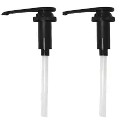 Black Syrup Pumps – Fits 25.4 oz/750 ml Bottles – Set of 2