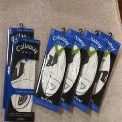 6 Total (six) Callaway Pro Series Spxnn Glove (Left Handed) Men's Large NEW