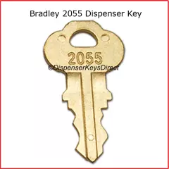 Bradley #2055 Dispenser Key - (10/pk.)