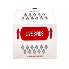 Live Bird Shipping Boxes Less Expensive Size 18"x8"x12" - 1 box