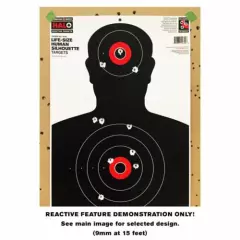 Thompson Target | HALO B27-SHIELD Training Reactive Shooting Targets - 12.5"x19"