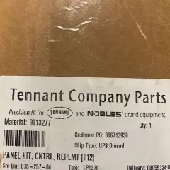 Tennant 9013277 PANEL KIT, CNTRL, REPLMT [T12]