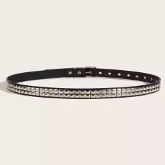 punk studded metal belt