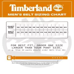 TIMBERLAND MENS GENUINE LEATHER BELT BRASS BUCKLE size 36 NEW W/TAG