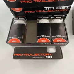 1970s NOS Titleist Pro Trajectory 90 Acushnet 1 Dozen (12) Count Golf Balls