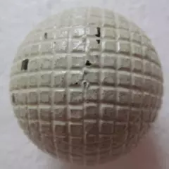 ORIGINAL VINTAGE NO NAME GUTTA PERCHA GOLF BALL-NEVER PLAYED