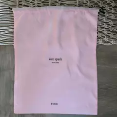 New Kate Spade Large Drawstring Dust bag size 18" x 18" Pink *Free shipping*