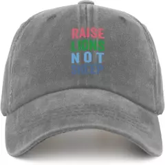 Raise Lions not Sheep hat Hat for HerVintage Cotton Washed Baseball Caps