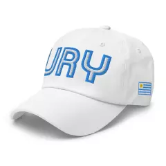 Uruguay National Flag Retro URY Soccer Baseball Cap Dad Hat