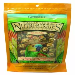 Lafeber Garden Veggie Nutri-Berries Parrot Food 10 oz Foraging Fun - 4 Pack