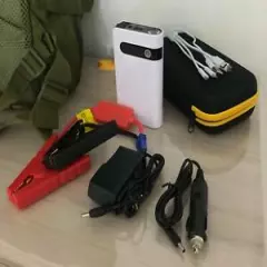 Car Battery Jumper Bundle with Universal USB charging cables