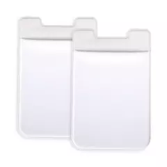 Adhesive Silicone Credit Card Pocket Sticker Pouch Holder Case For Cell Phone